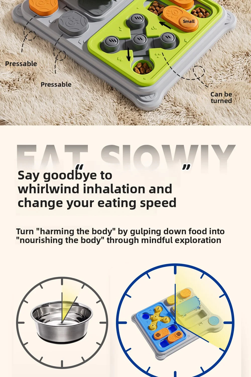 Pet Puzzle Feeder Toy Interactive treat dispenser designed for perfect for dogs