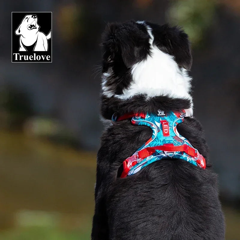 Truelove Pet Explosion-proof Dog Harness Camouflage Reflective Version