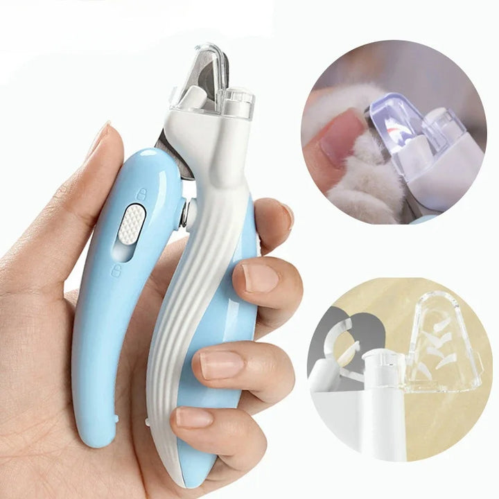 Professional Pet Nail Clippers with Led Light Pet Claw Grooming Dogs Nail