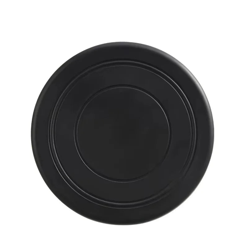 Durable Chewable Pet Training Frisbee Toy Tear Resistant Soft Rubber Flying Fetch