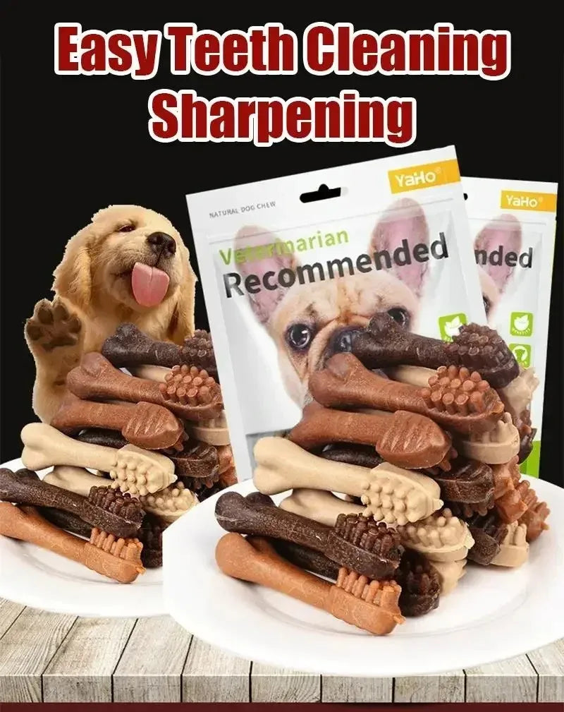 New Dog Bruxism Stick Toothbrush Bone Shape Fresh Natural Healthy Snacks
