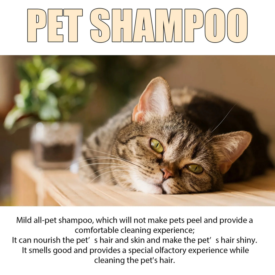 Pet Wash Shampoo Dogs Hair Soften Dirts Mites Removal Flea Killer Dog Shampoo