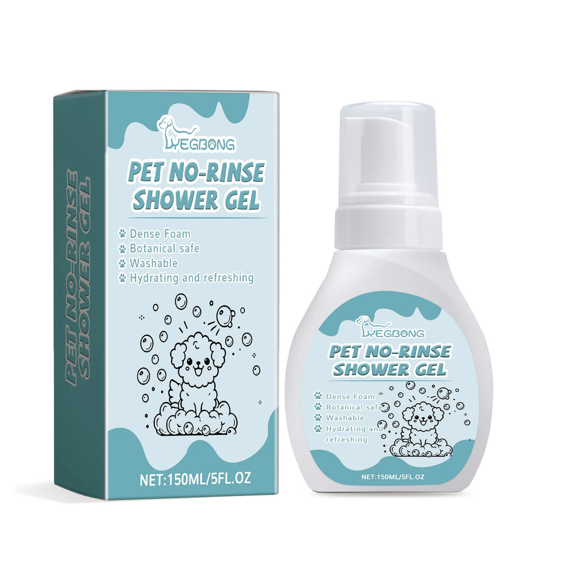Waterless No Rinse Dry Shampoo For Cat Dog Animal Grooming Pet Cleaning