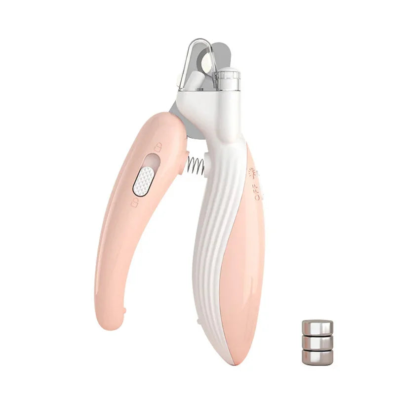Professional Pet Nail Clippers with Led Light Pet Claw Grooming Dogs Nail