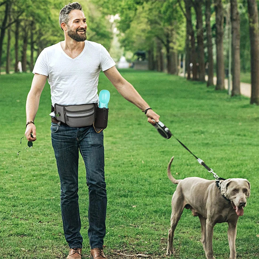 Dog Outdoor Training Waist Bag Multi-functional Dog Feeding Snack Bag