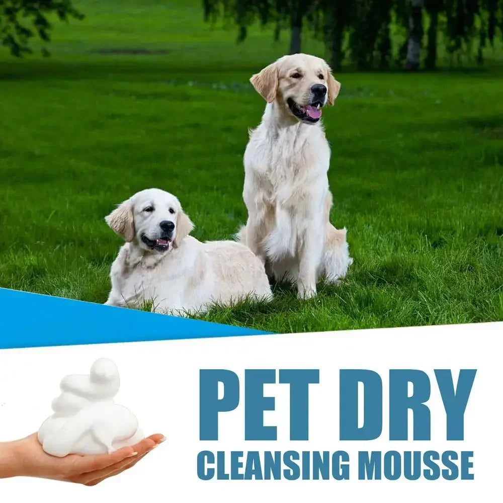 Waterless Cat Dog Shampoo No Rinse Dogs Cats Cleaning Mousse Pet Grooming