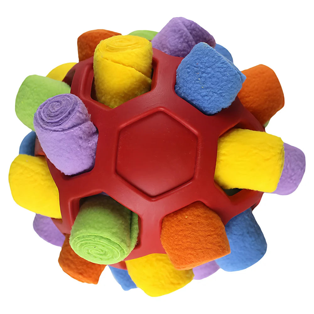 Pet Treat Dispenser Ball, Dog Sniffing Ball Puzzle Ball, Bite-Resistant Feeding Toy