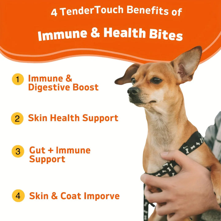 240 Chews - 2 Pack Tender Touch Allergy & Immune Supplement for Dogs