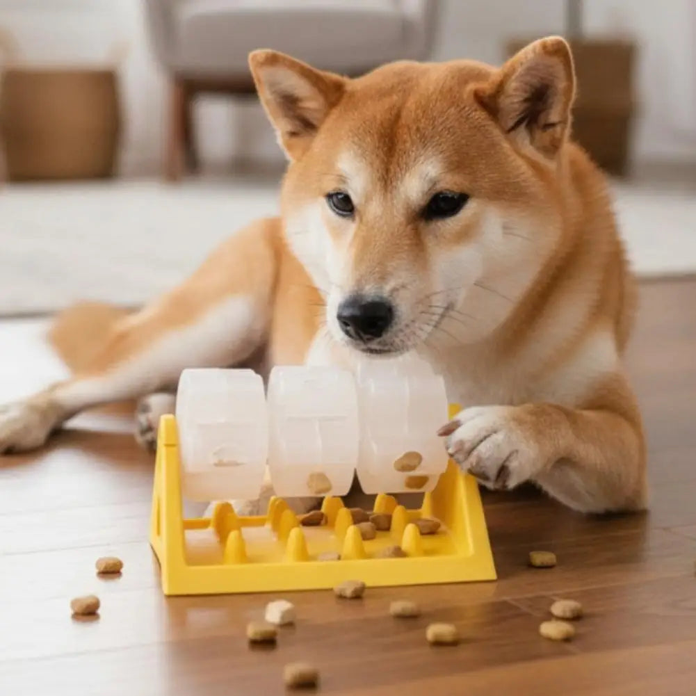 Dog Food Dispenser All-Day Fun Puzzle Feeder Toy Safe Material Dog Puzzle Toy