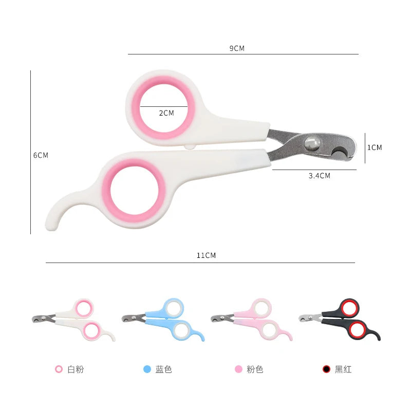 Dog Nail Clippers Professional Grooming Tool Sharp Steel Blade Safe Pet Cat Paw