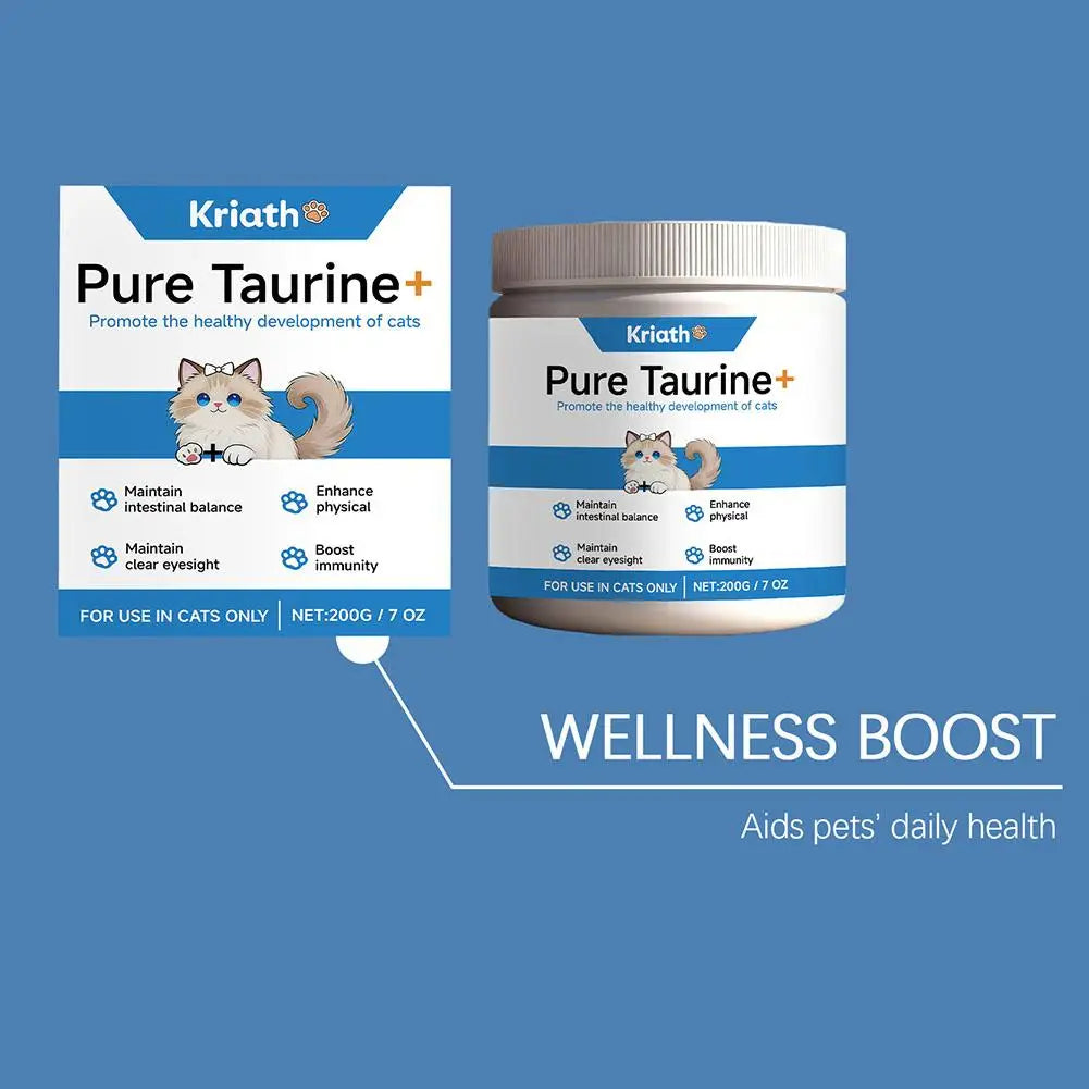 Cats Taurine Powder Supporting Heart Health 200g High Purity Taurine Powder