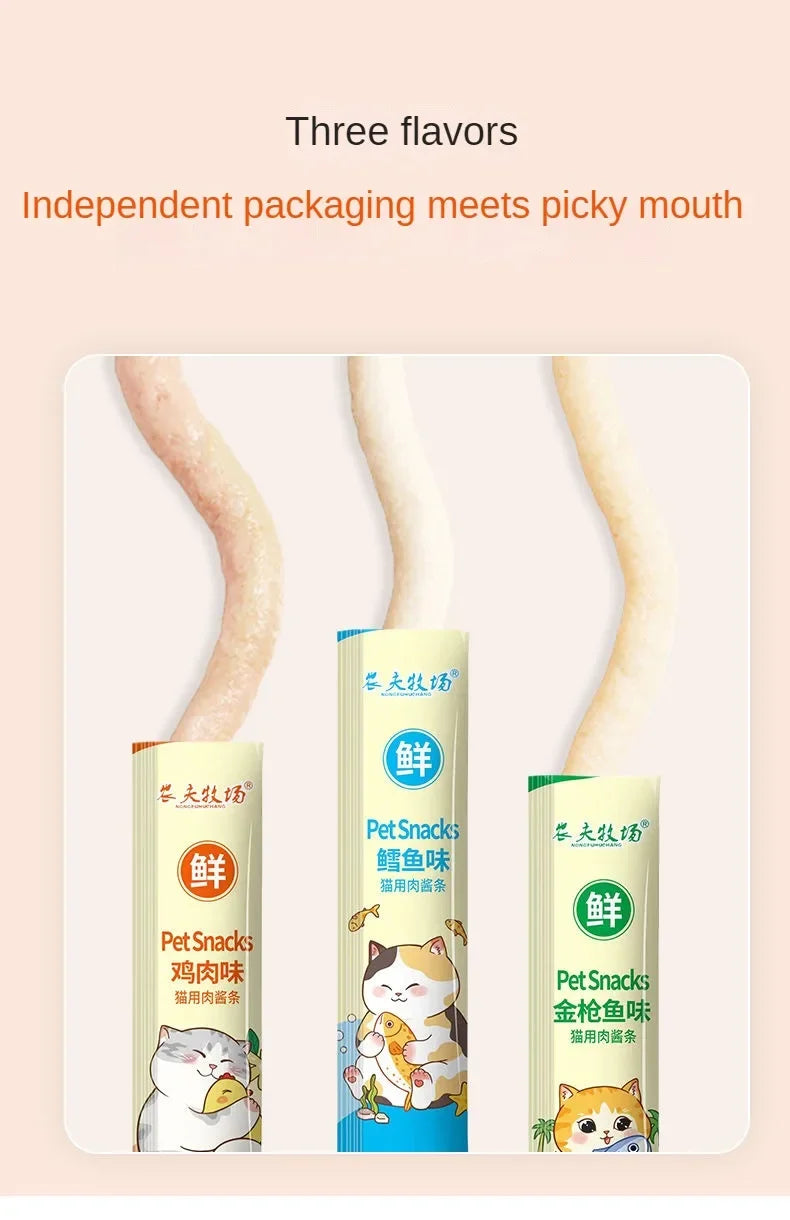 Cat Snacks Cat Wet Food Chicken Tuna Cod fish Pet Wet Food Weight gain