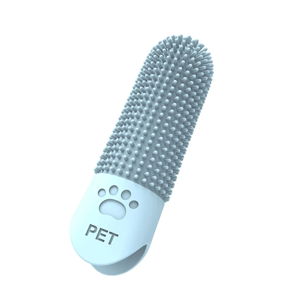 Pet Silicone Cleaning Nail Brush Finger Brush Cat Dog Pet Tooth Brush Dog