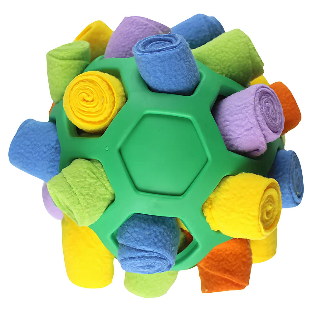 Pet Treat Dispenser Ball, Dog Sniffing Ball Puzzle Ball, Bite-Resistant Feeding Toy
