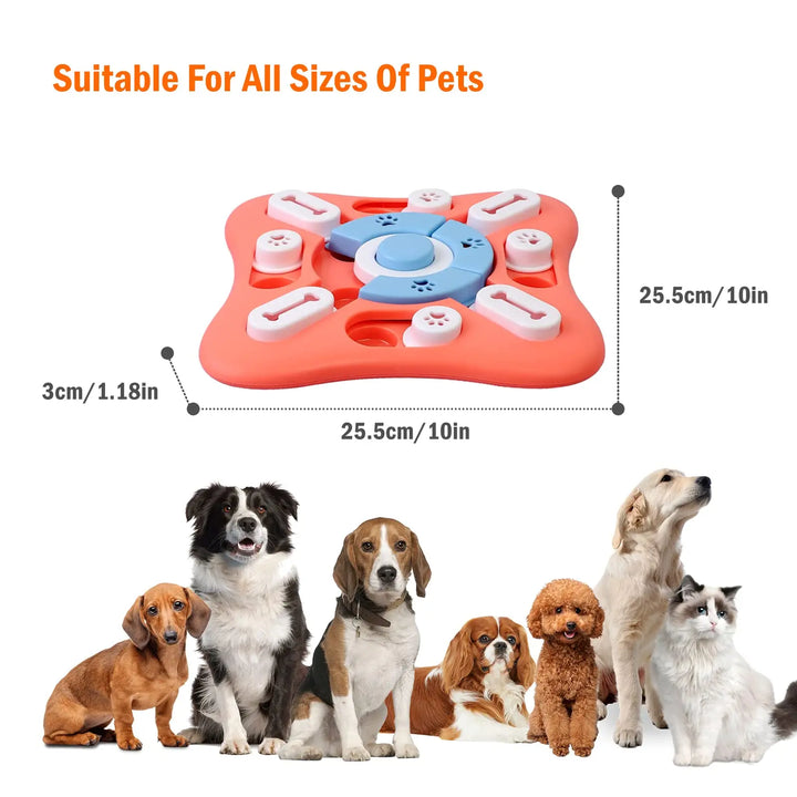 1PCS Dog Puzzle Toys for IQ Training & Mental Enrichment, Interactive Dog Toys