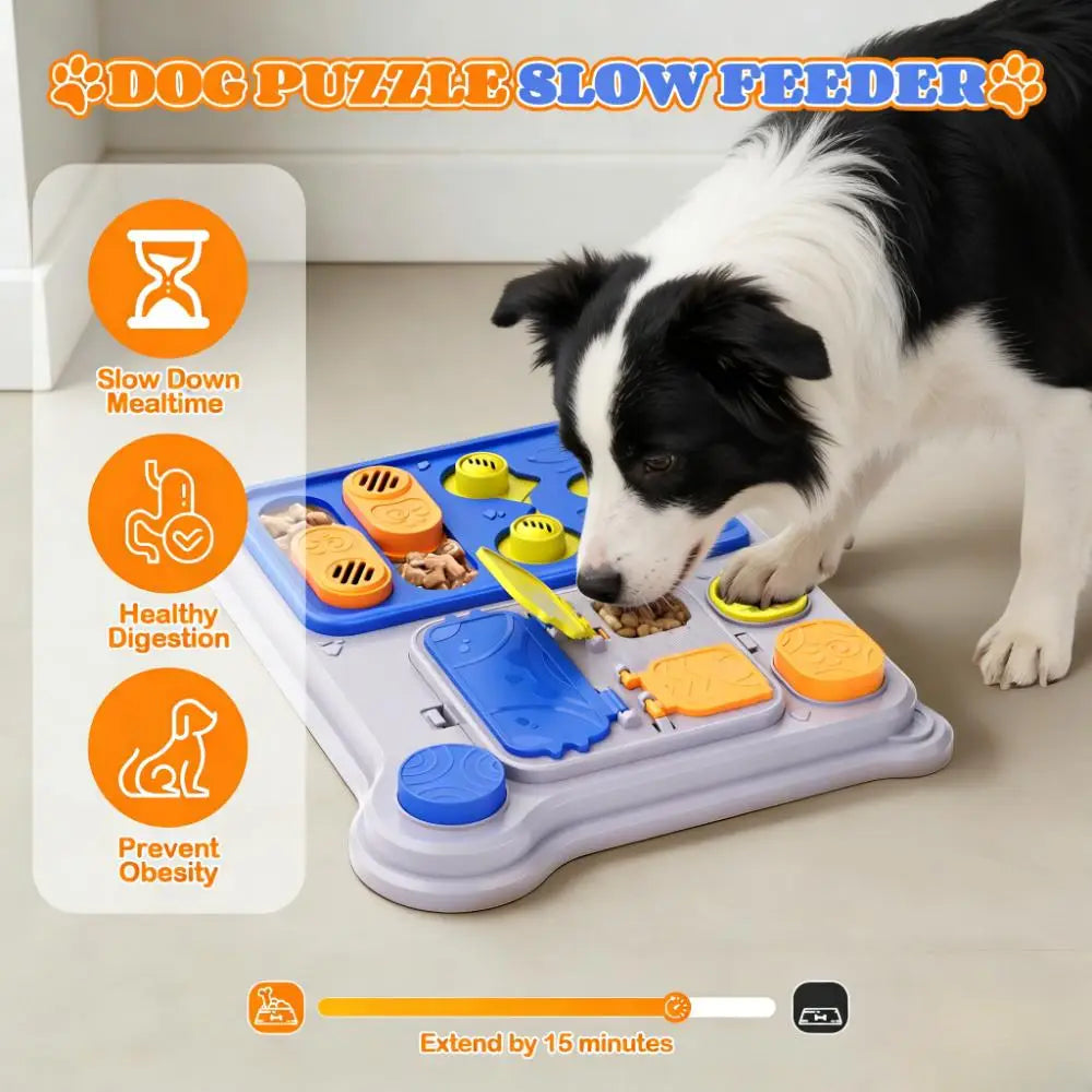 Dog Puzzle Toy & Pet Feeder Treat Dispensing Toy for IQ Training Dogs
