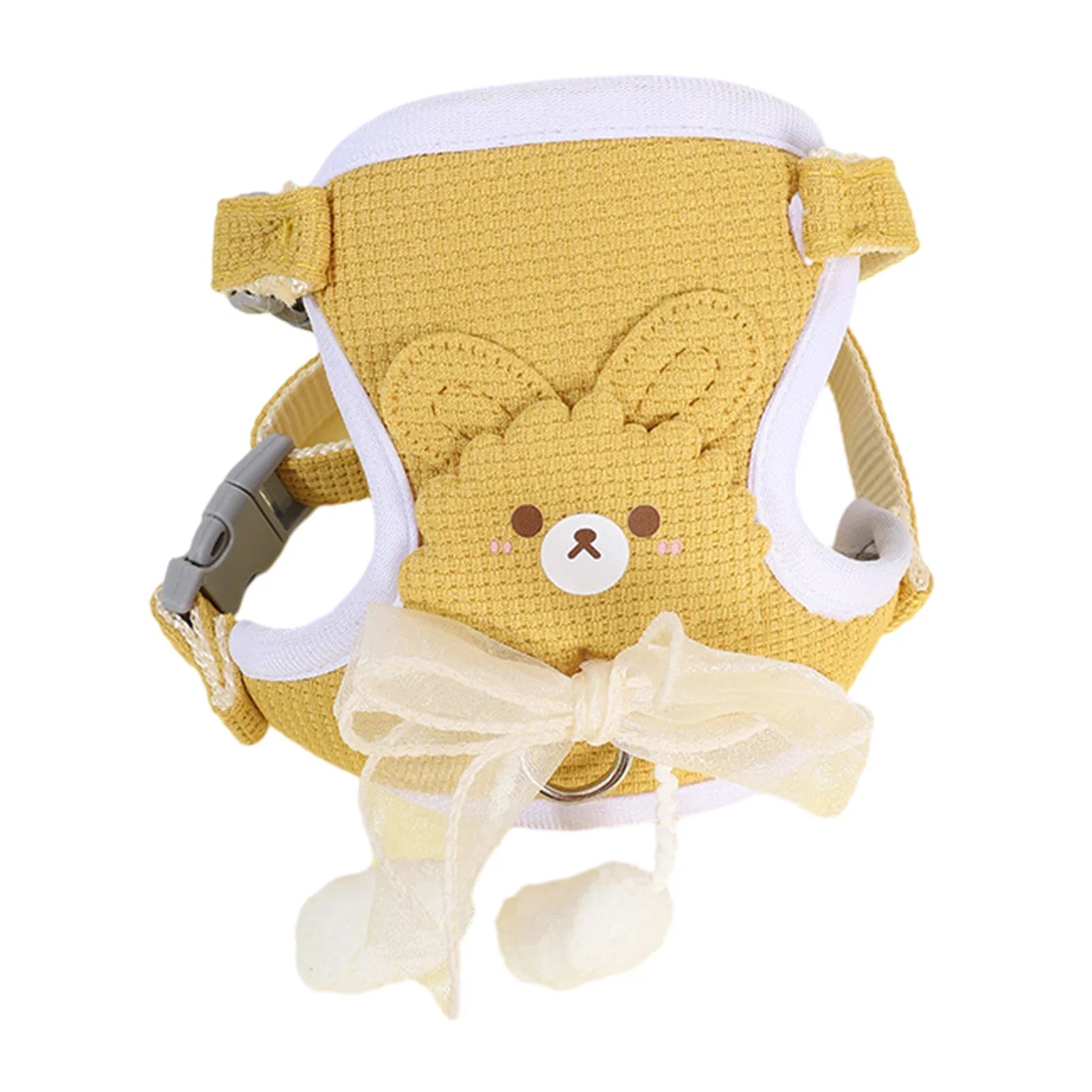 Cute Bow Pet Harness Undershirt Style Pet Leash Adjustable Leash Pets Harness