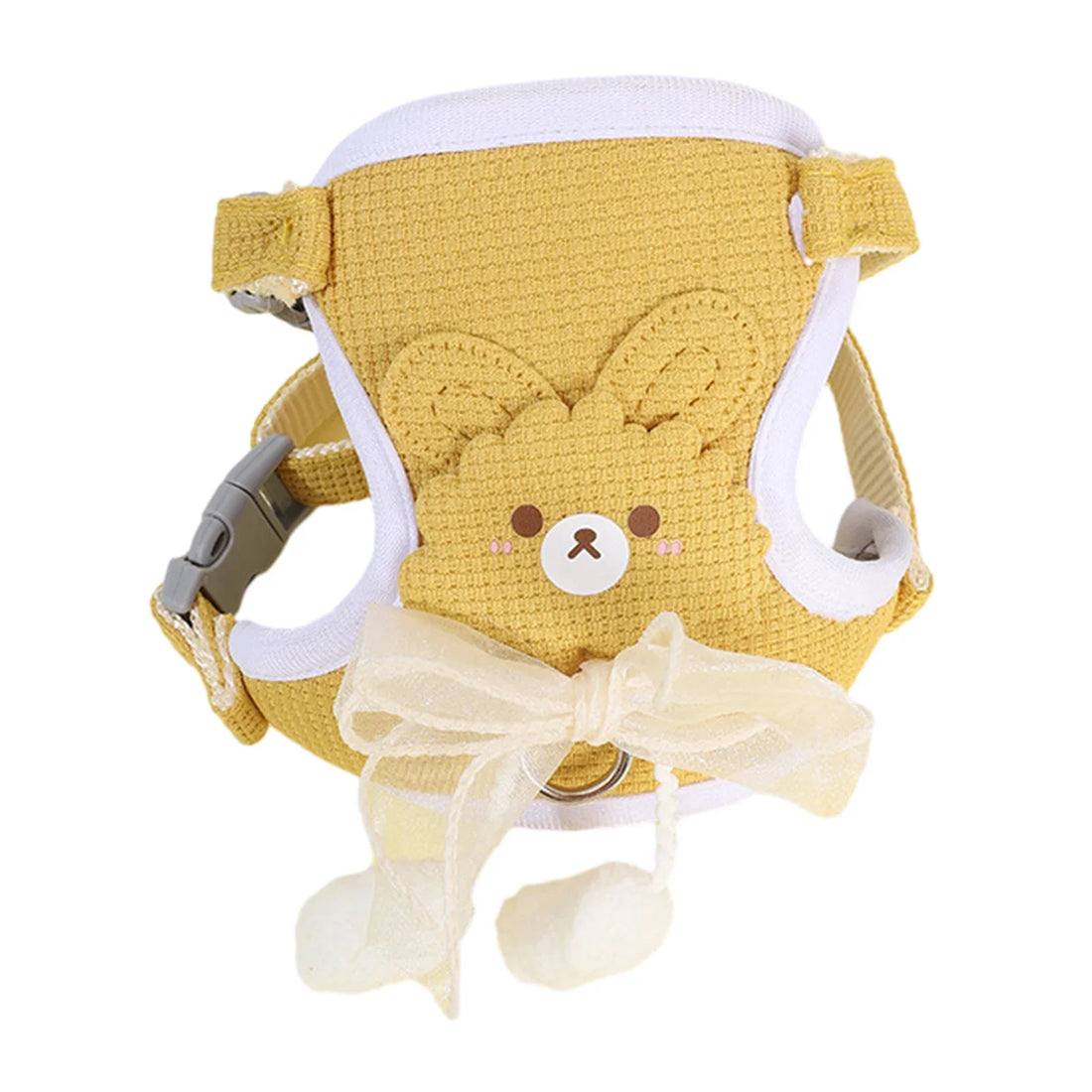 Cute Bow Pet Harness Undershirt Style Pet Leash Adjustable Leash Pets Harness