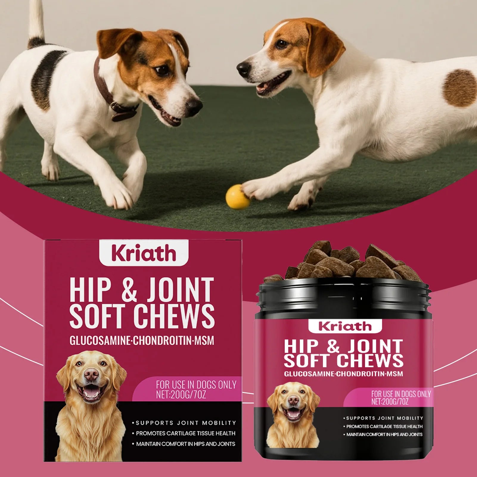 200g Joint Health Supplement For Dogs Relieves Joint Discomfort Supplement