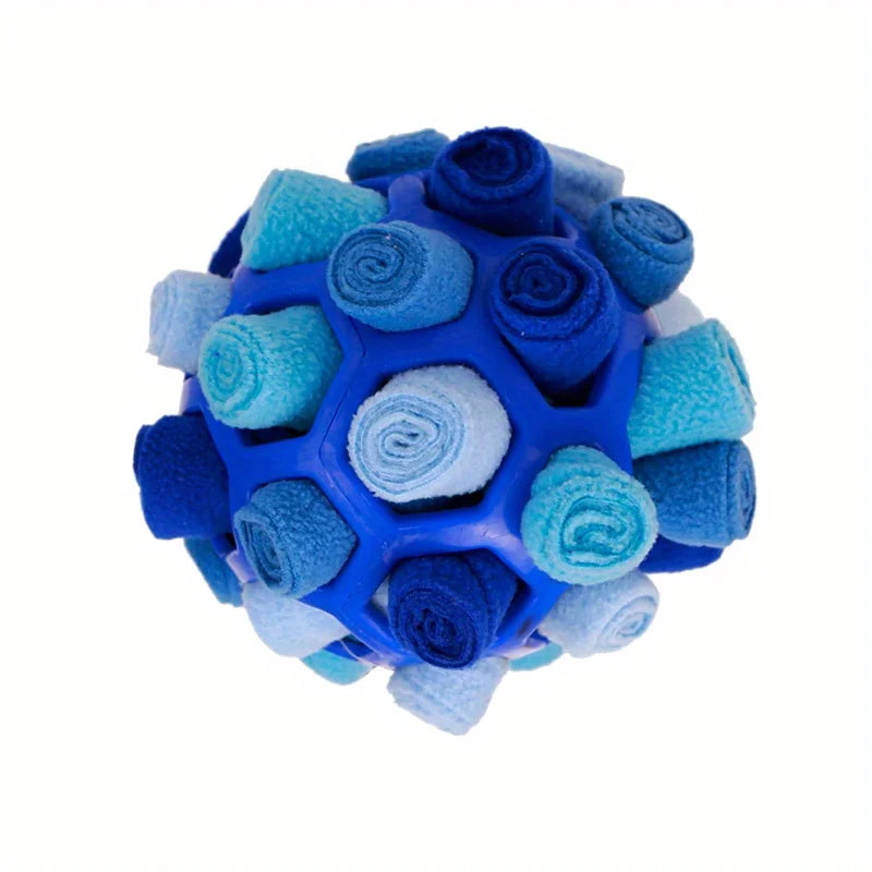 1pcs Interactive Dog Toy - Sniffing Ball for Hiding Treats - Rubber Puzzle Ball