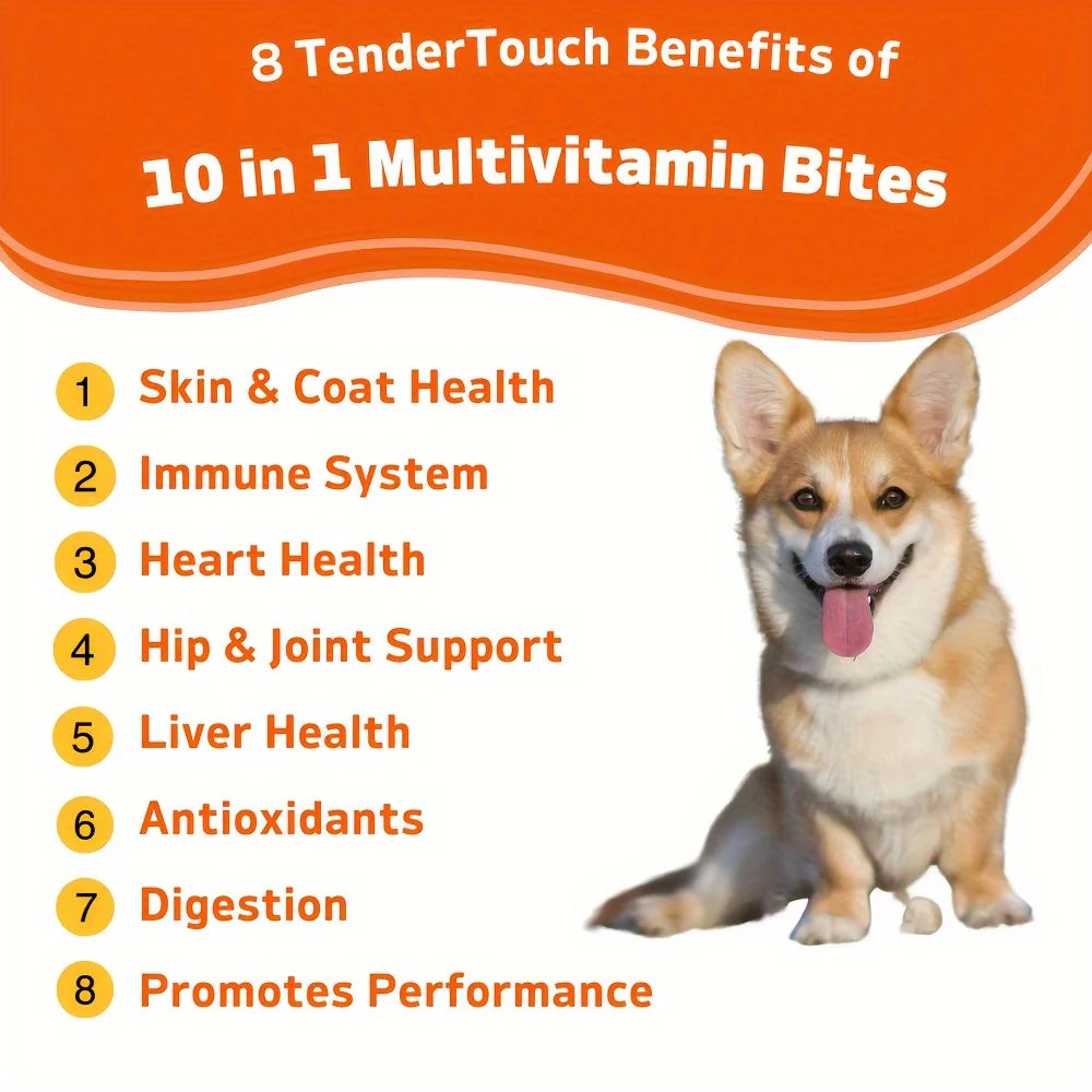 TenderTouch Multivitamin Dog Supplement, Digestive Grain Free Dog
