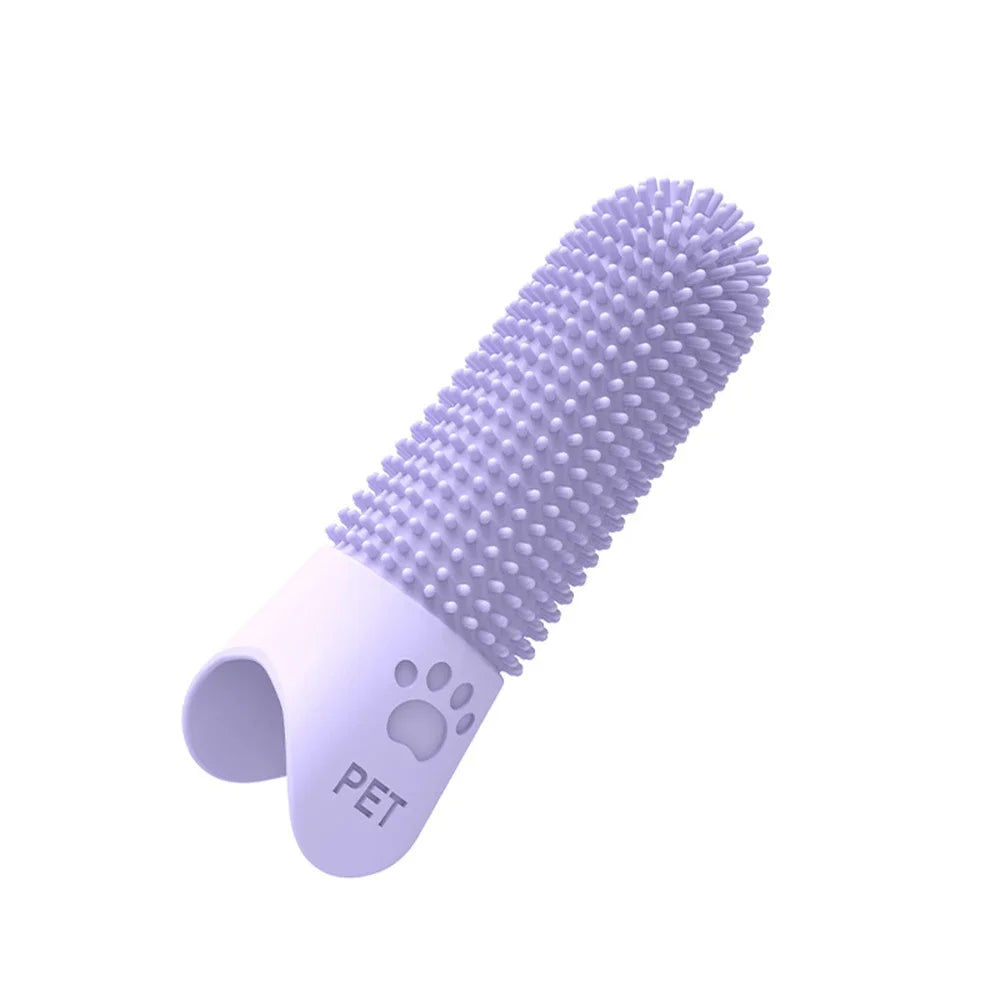 Pet Silicone Cleaning Nail Brush Finger Brush Cat Dog Pet Tooth Brush Dog