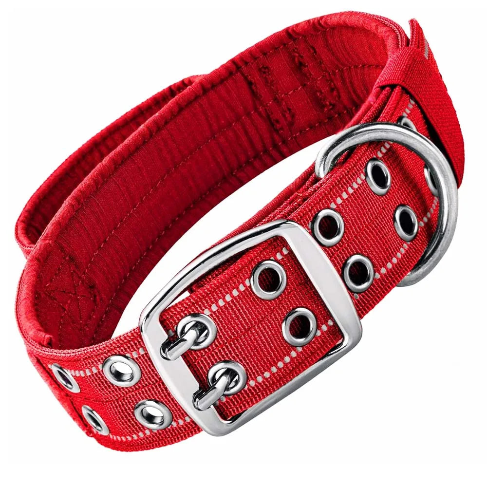 Heavy Duty Double Buckle Design Tactical Dog Collar - Military Grade Dog Collar